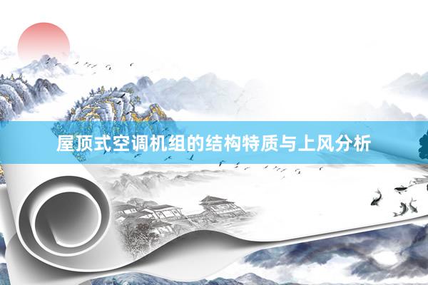 屋顶式空调机组的结构特质与上风分析